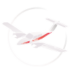 Meszi Air logo white airplane